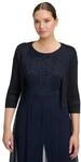 Vera Mont Damen Strickbolero ohne Verschluss S, Dark Blue/Dark Blue