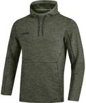 JAKO Damen Kapuzensweatshirt Premium Basics, Khaki-Meliert, 38