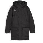PUMA Unisex Teamfinale Winterjacke Jr Gepolsterte Jacke, PUMA Black-PUMA Silver, 164