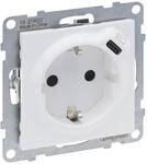 LEGRAND, SEANO 2 in 1 Steckdose, USB Typ C-Kombinationssteckdose, mit erh&ouml;htem