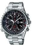 Casio HerrenArmbanduhr Analog Quarz massives Edelstahl EF-527D-1AVEF