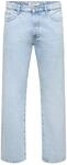 Only & Sons Male Normal geschnitten Jeans ONSEDGE Mid Rise Gerade geschnitten...