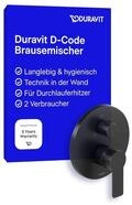 Duravit D-Code Duscharmatur Unterputz f&uuml;r 2 Verbraucher mit Umstellventil,