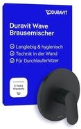 Duravit Wave Duscharmatur Unterputz f&uuml;r 1 Verbraucher mit Umstellventil,