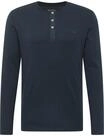 MUSTANG Herren Langarmshirt ARMINTO - Slim Fit S - 6XL Blau Schwarz Baumwolle