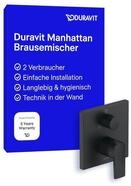 Duravit Manhattan Duscharmatur Unterputz f&uuml;r 1 Verbraucher mit Umstellventil,