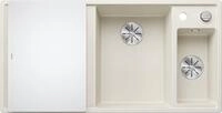 BLANCO AXIA III 6 S | Granitsp&uuml;le aus SILGRANIT softwei&szlig; | Einbauart: Einbau...