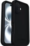 OtterBox FRĒ MagSafe H&uuml;lle f&uuml;r iPhone 16, Schwarz | Wasserdicht (IP68),...