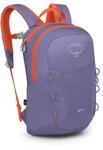 Osprey Jet Kinder Rucksack, 12L, Euphoria Purple/Mars Orange, O/S