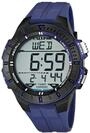 Calypso Digitale Sport Herrenuhr Kautschuk - 10 ATM, Datum, Stoppuhr, Dualzeit,