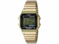 Timex Unisex Digital Uhr mit Edelstahl beschichtet Armband T78677PK