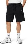 Nike Herren Club Bb Cargo Shorts, Black/Black/White, M