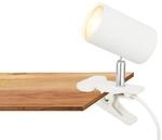 BRILONER - Schreibtischlampe mit Kabelschalter, schwenkbar, Stecker, Leselampe,