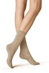 KUNERT Damen Socken Soft Wool Cotton druckfrei beige-mel. 39/42