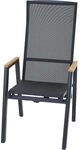 Siena Garden Sessel Bologna Move anthrazit Armlehnenonlay aus Teakholz FSC&reg;...