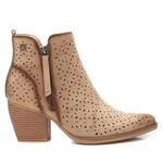 REFRESH - Freizeitstiefeletten Damen Beige - Bequeme und vielseitige Schuhe - Casual