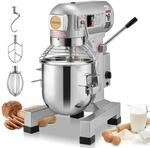 VEVOR Kommerzieller K&uuml;chenmixer, 10 l kommerzieller Standmixer mit 3...
