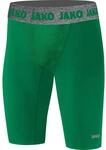 JAKO Kinder Short Tights Compression 2.0, Sportgr&uuml;n, 140