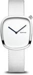 BERING Damen Uhr Quarz Movement - Pebble Collection mit Edelstahl und Saphirglas