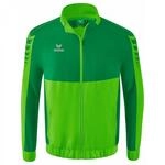 Erima Kinder Six Wings Pr&auml;sentationsjacke (1012204), green/smaragd, 164