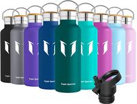 Super Sparrow Trinkflasche Edelstahl - 620ml - Auslaufsicher Thermoskanne, BPA-Frei