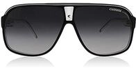 Carrera GRAND PRIX 2 BLACK WHITE/DARK GREY SHADED 64/9/130 Herrenbrillen