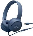 JBL Tune 520C, Kabelgebundene On-Ear-Kopfh&ouml;rer, Blau | Mikrofon, JBL Pure Bass