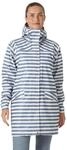 Helly Hansen Women's W Moss Rain Coat, Navy Stripe, M