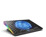 inca INC-608 RGB Gaming Notebook K&uuml;hlpad mit LCD-Display, 5-Fach h&ouml;henverstellbar,