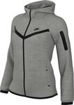 Nike Damen Tch Wr Fz 2 Kapuzenjacke, Dk Grey Heather/Black, XS