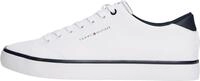 Tommy Hilfiger Herren Vulkanisierter Sneaker Low Top, Wei&szlig; (White), 40