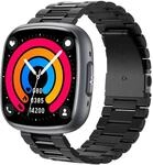 Knauermann NEO 2 (2025) - Schwarz Eckig - Gesundheitsuhr Smartwatch - EKG + HRV