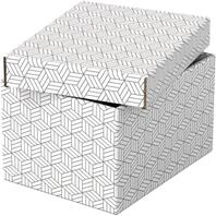 Esselte 3er Set kleine Aufbewahrungs- & Geschenkboxen mit Deckel, Schachteln...