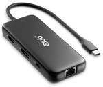 Club3D CSV-2551 8-1 Tragbare USB Type-C&reg; Dock 10 Gbit/s auf HDMI&trade; und