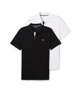 Doppelpack Poloshirt Basic mit Logo Print