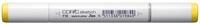 COPIC Sketch Marker Typ Y - 18, Lightning Yellow, professioneller Pinselmarker, mit