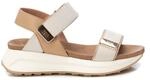XTI - Sandalen Damen Beige - Bequeme und vielseitige Schuhe - Casual Mode - Modell