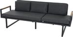 Bankliege Calera anthrazit 90,3cmx219x76,7 cm