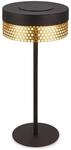 BRILONER - LED Tischlampe kabellos IP44 mit Touch, dimmbar, Akku tauschbar,