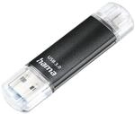 Hama USB Stick USB 3.0 (128 GB, 40 MB/s, Speicherstick mit 2 Anschl&uuml;ssen:...