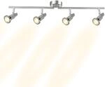 Brilliant Lampe Ryan LED Spotrohr 4flg eisen/chrom | 4x LED-PAR51, GU10, 5W