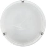 EGLO Deckenlampe Salome, Glas Deckenleuchte, Lampe Decke Flur K&uuml;che, E27 
