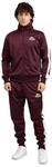 Lonsdale Herren Trainingsanzug normale Passform PEMBER L, Oxblood/Ecru