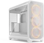 Fractal Design Meshify 3 XL White Tempered Glass Clear Tint - Gaming