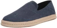 TOMS Santiago Herren-Loafer, flach, Marineblau, 41 EU