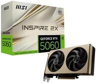 MSI GeForce RTX 5060 8G Inspire 2X OC - 8GB GDDR7 (28Gbps/128-bit), PCIe 5, Boost: