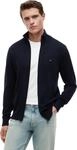 Tommy Hilfiger Herren Pullover mit Rei&szlig;verschluss Essential Cotton Zip Thru