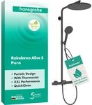 hansgrohe Raindance Alive S Puro - wassersparendes Duschsystem (EcoSmart) mit