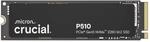 Crucial P510 SSD 2TB M.2 NVMe PCIe 5.0 x4 Gen5, bis zu 10.000 MB/s Lesen, 8.700...