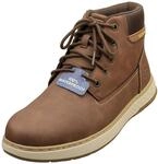 Skechers Herren Garlan Deno Stiefelette, Brown Synthetic, 41.5 EU